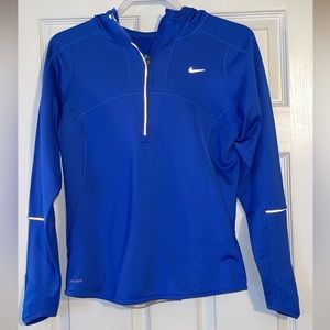 Nike Dri-Fit Half Zip Hooded Running Jacket